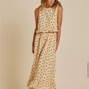 Rylee + Cru Oceanside top and maxi skirt NWT